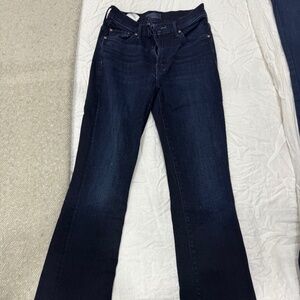 Mother Insider Crop Step Fray Size 23